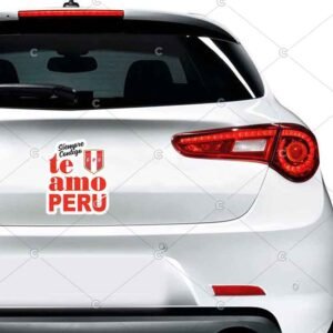 Sticker Perú para autos