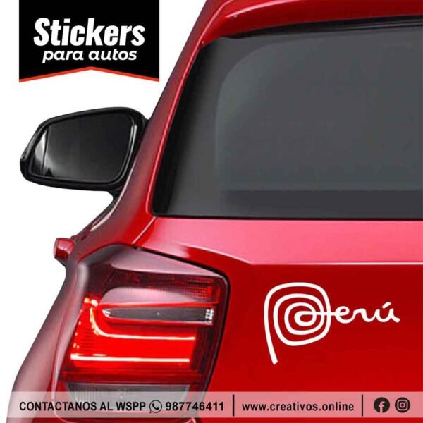 Sticker Marca Perú