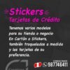 Carteles Aceptamos Tarjetas de Creédito