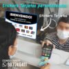 Carteles y Stickers Tarjetas DEBITO y CREDITO para negocios o locales comerciales - Imagen 2