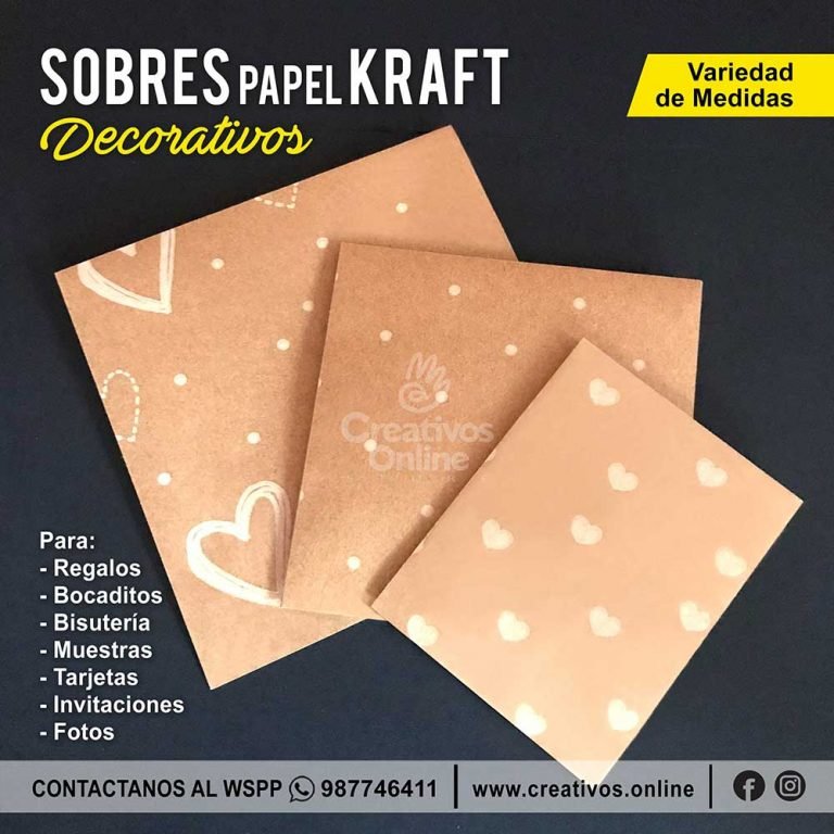 Sobre Ecológico Kraft Pago 10.8 X 18 Cm – 75 Grs – Importaciones Facundo
