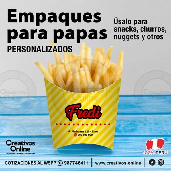 Empaque porta papas