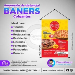Impresion baners publicitarios