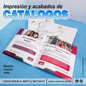 Impresión de catalogos full color offset